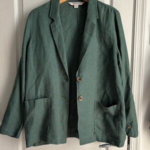 Coldwater Creek linen Blazer